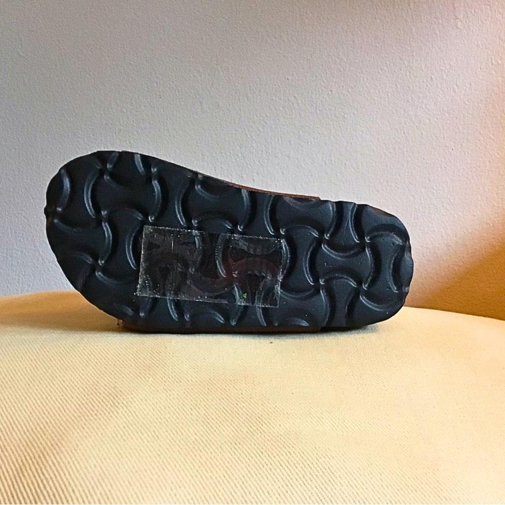 Lucky Brand Toddler Girl Sandals Size8– Brown Cork Sole w Adjustable Strap (NWT) - Picture 3 of 7